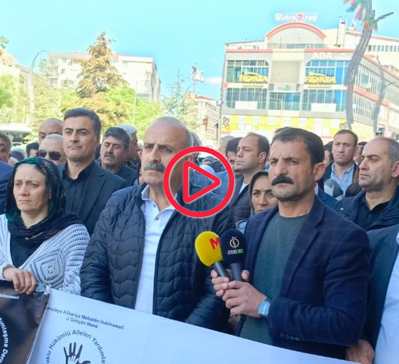 Van'da Kobanê kararları protesto edildi: 'Haksız ve hukuksuz cezalar çözümsüzlükte ısrardır'