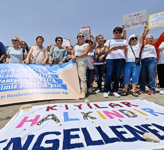Kıyıların ticarileştirilmesine karşı eş zamanlı eylem