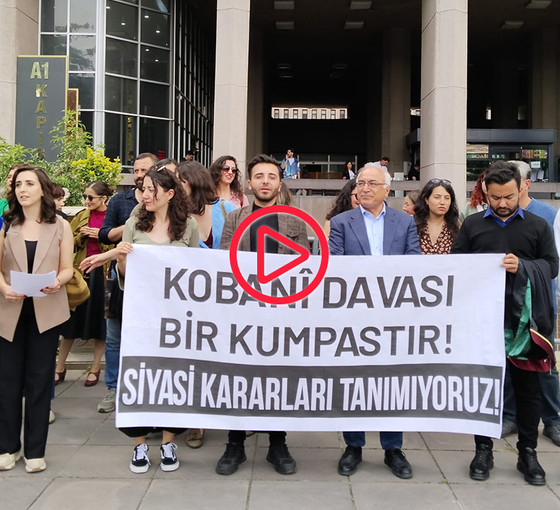 Avukatlardan Kobanê protestosu: 'Karar meşru yargılama değil, soykırım politikasının yansımasıdır'