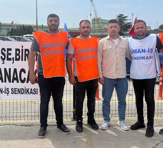 İşten çıkarılan Borusanport işçileri eylemde: İşveren sendikalaşmayı engellemek istiyor