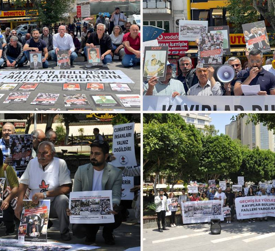 Antep ve Adana'da 1000. haftada destek eylemleri yapıldı: 'Cumartesi Anneleri bu ülkenin yüz akıdır'