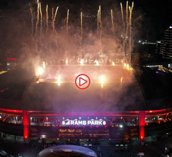 Galatasaray şampiyonluğunu Rams Park'ta kutladı