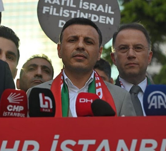 CHP'den İstanbul'da Gazze eylemi: Filistin halkının yanındayız