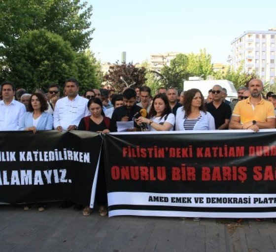 Birçok ilde Filistin'e destek eylemleri: Katliamı durdurun