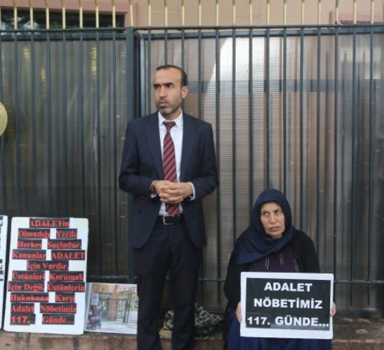 Emine Şenyaşar’ın Adalet Nöbeti 117’nci gününde