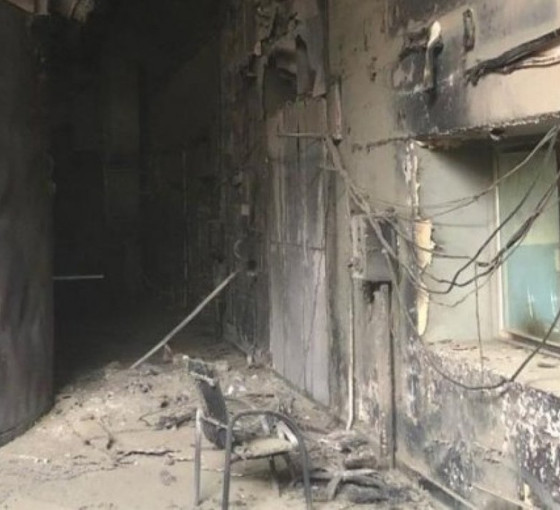 Eskişehir'de hidroelektrik santralinde yangın