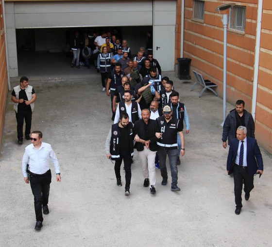 'Mahzen-49' operasyonlarında gözaltına alınan 32 kişi tutuklandı