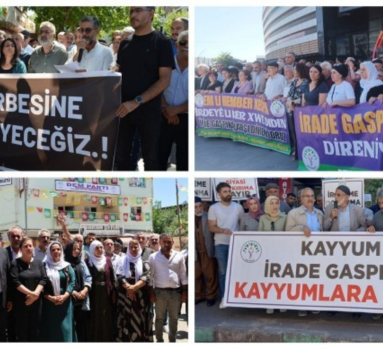 Hakkari Belediyesi'ne kayyım atanmasına birçok kentte protesto