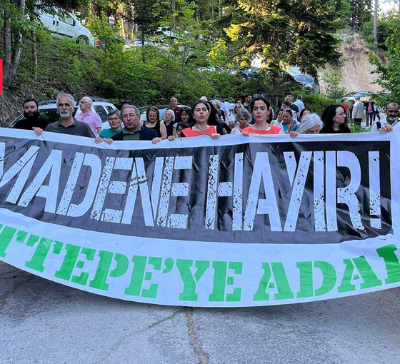 Çevreciler Cerattepe'den seslendi: 'AYM kararına uyun, madencilik faaliyetlerini durdurun'