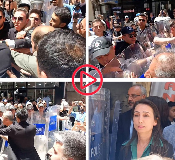Polis ablukasını aşan DEM Parti ve DBP esnafla buluştu... Bakırhan: Sandık sonucunu tanımayanları biz de tanımıyoruz
