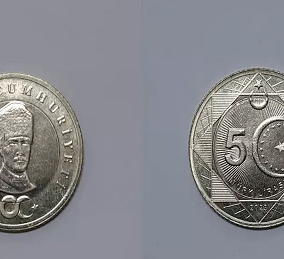Resmi Gazete'de yayımlandı: Madeni 5 TL tedavüle çıkıyor