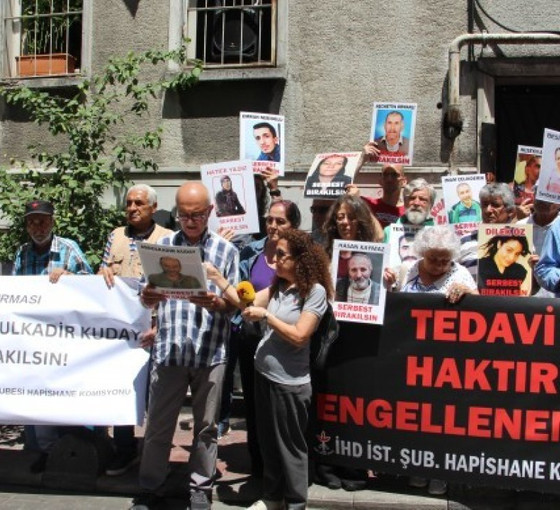 İstanbul ve Ankara'dan hasta mahpuslar için eylem: Acil tahliye talep edildi
