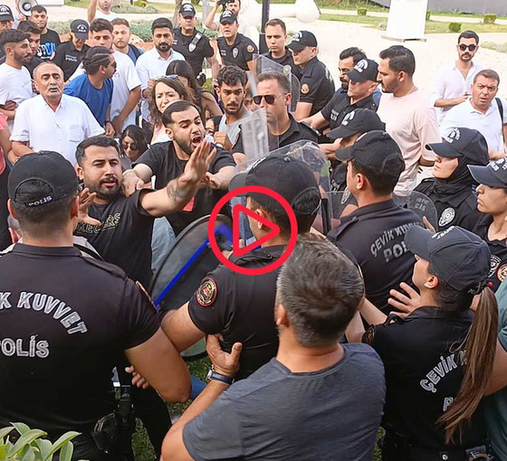 Adana'da kayyım protestosuna polis ablukası
