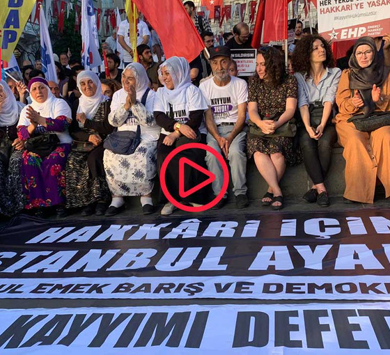 İstanbul’da ‘Hakkari’ eylemi: Halkların seçilmişlerini tanımayanları biz de tanımıyoruz