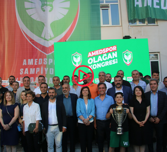 Amedspor kongresini yaptı, Aziz Elaldı: 'Bütün dünyaya sesimizi sporla duyuracağız'