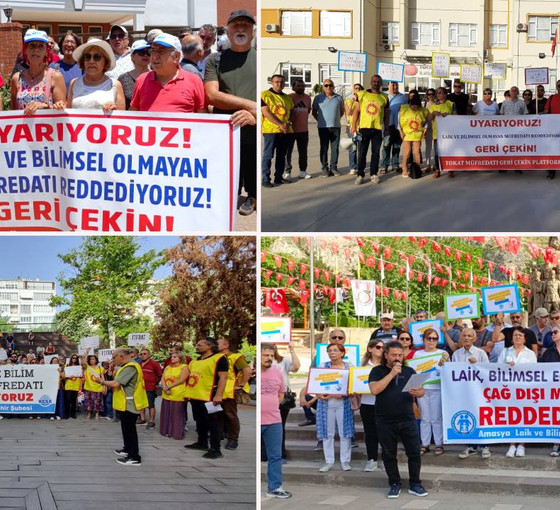 Eğitimciler 81 ilde eylemde: 'Tek adam rejiminin müfredatını reddediyoruz'