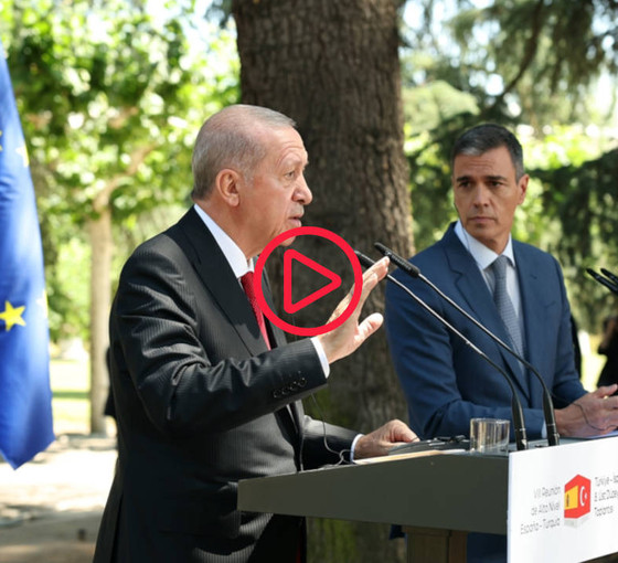 Erdoğan, Kavala ve Demirtaş'ı soran İspanyol gazeteciyi azarladı