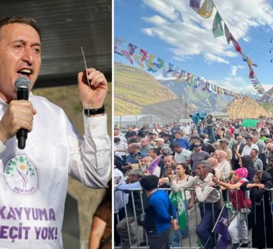 Tuncer Bakırhan, Hakkari'de konuştu: Siz gaspçısınız, size güle güle diyeceğiz