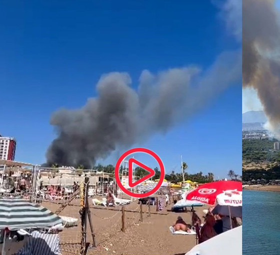 Antalya'da orman yangını