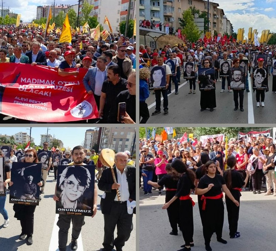 Sivas Katliamı'nın 31. yıldönümünde anma törenlerinden kareler
