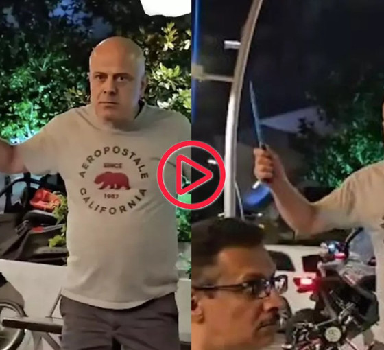 İstanbul'da restoranda yemek yiyen Arapları bıçakla tehdit etti: 'Türkiye lan burası'