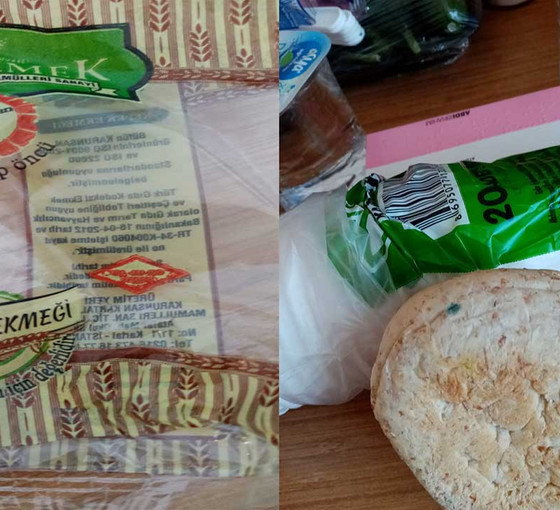 'Devlet hastanesinde, hastaya tarihi geçmiş küflü ekmek verildi' iddiası
