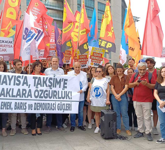 1 Mayıs tutuklularının davası öncesi açıklama: Taksim'e yürümek suç değildir