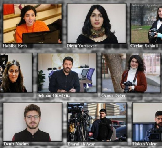 Sekiz gazeteciye 6 yıl 3'er ay hapis cezası