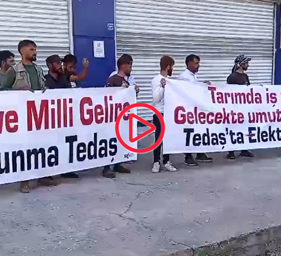 Siverek'te çiftçilerden DEDAŞ protestosu: 'Uzaya milyonlarca dolar para yatırdınız buraya su, elektrik getiremediniz'