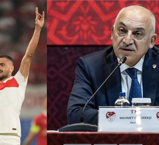 TFF Başkanı Büyükekşi 'bozkurt' işaretini savunarak UEFA'yı kınadı