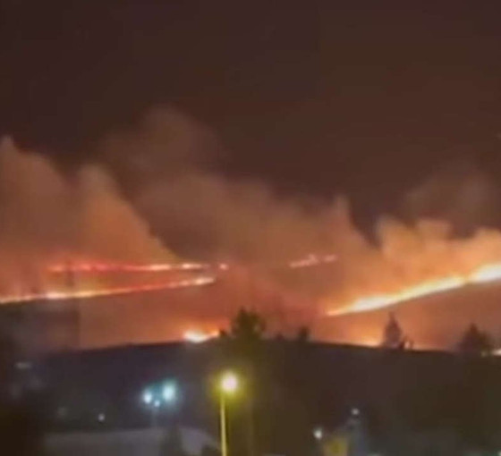 Diyarbakır'da anız yangını