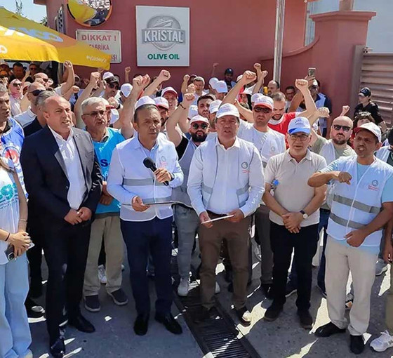 Kristal Yağ işçileri 31 gündür grevde