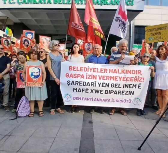 DEM Parti Ankara İl Örgütü: Halk iradesini gasp edemeyeceksiniz
