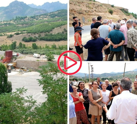 Ruhsatsız çalışan kum ocağı mahallelinin tepkisi sonrası kapatıldı