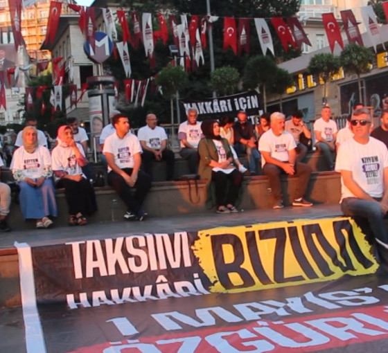 İstanbul’daki nöbet 35’inci gününde: Kayyım defol