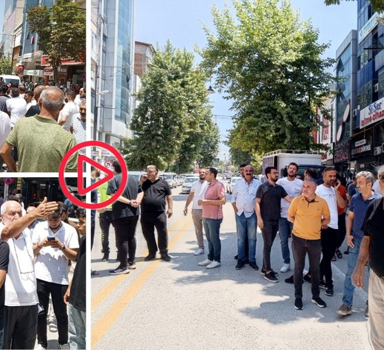 Malatya'da esnaftan rezerv alan protestosu: 'Ey Murat Kurum sen bunun hakkını ödeyemezsin'