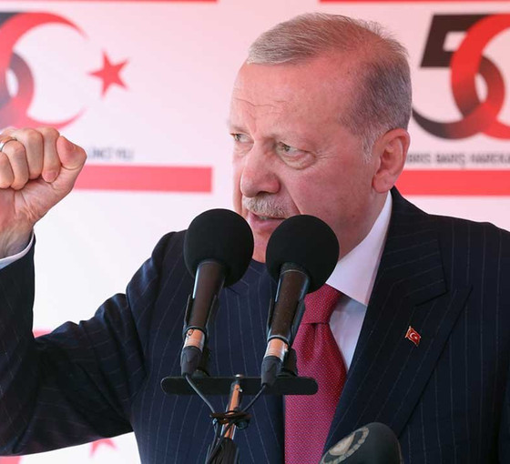 Erdoğan KKTC'de: Federal çözüm mümkün değil, kalıcı barış için uzatılan hiçbir eli havada bırakmayız