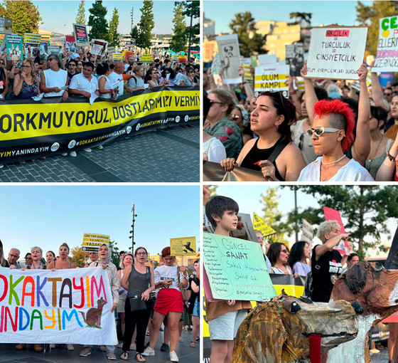 'Katliam yasası' İstanbul'da protesto edildi: 'Yalanlar üstüne kurduğunuz yasayı kabul etmiyoruz'