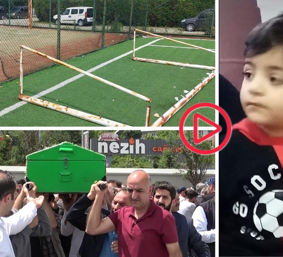 Üzerine kale direği devrilen 4 yaşındaki Selahattin toprağa verildi