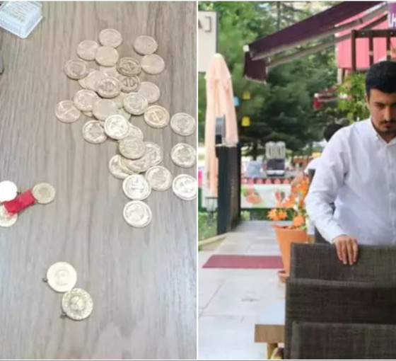 Çocuk çantasına sakladıkları 1 milyon 200 bin TL'lik altını lokantada unuttular