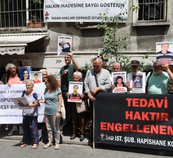 'F Oturumu'nda 75 yaşındaki hasta mahpus için tahliye çağrısı