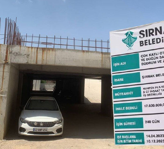 AKP'li belediyenin 17 milyon liralık projesi çöp oldu: Kapalı otopark yarıda kaldı