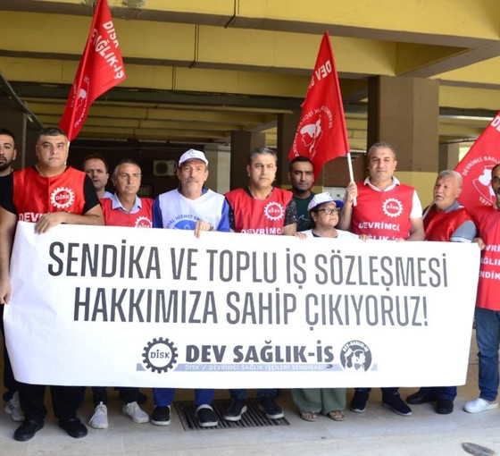 Dev Sağlık İş baraj altında bırakıldı: '10 bin işçinin TİS hakkı gasp edilmek isteniyor'