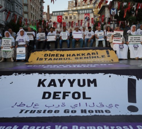 Kayyım nöbeti 55’inci gününde: Kürtler asla baş eğmez