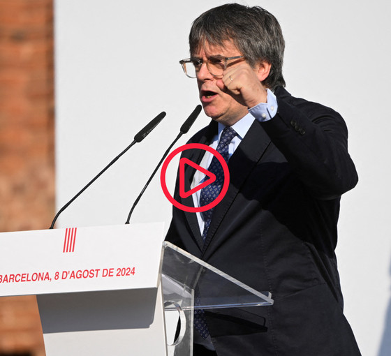 Bağımsızlık yanlısı Katalan lider Puigdemont yedi yıl sonra Barselona'da