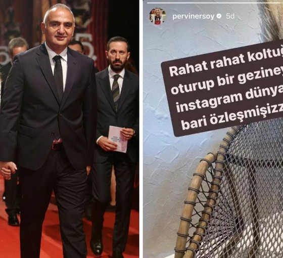 Turizm Bakanı'nın eşinin 'Instagram' sevinci: Özlemişiz