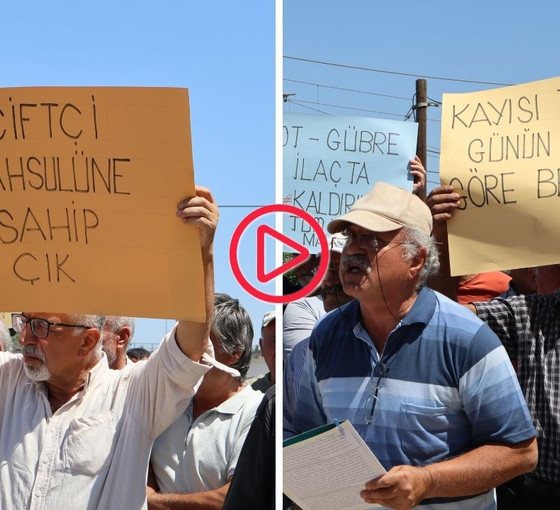 Kayısı üreticilerinden TMO önünde fiyat protestosu: 'Taban fiyatı belirleyin'