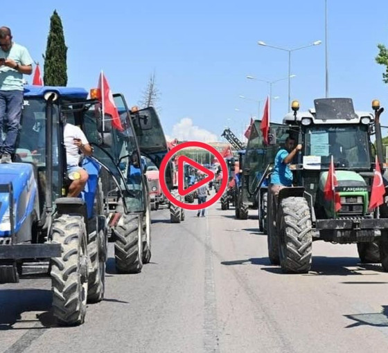 Burdur'da çiftçilerden traktörlü eylem: 'Çiftçi, üretici her geçen gün toprağa küsmekte'
