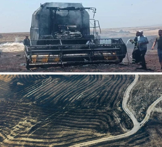 Diyarbakır Büyükşehir Belediyesi'nden yangından etkilenen çiftçilere tohum desteği