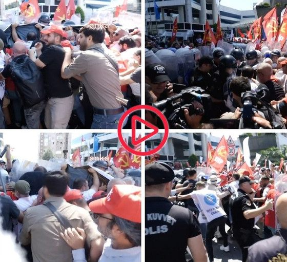 Polonez işçilerinin direnişi 28. günde devam ediyor: Polis biber gazıyla müdahale etti
